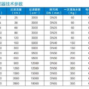 DST自清洗过滤器